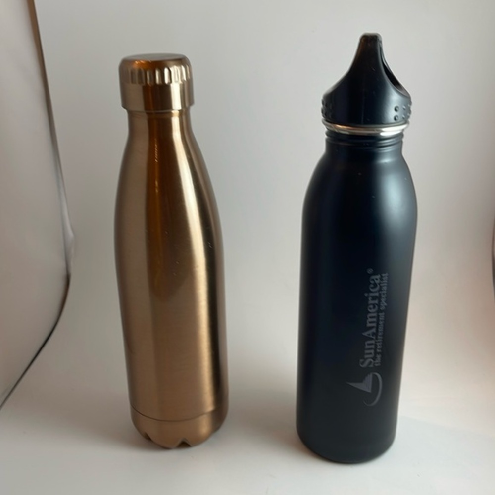 Water Bottles Metal stainless Set of 2